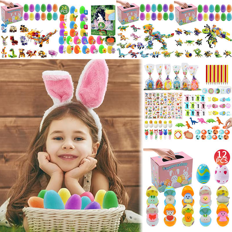 Huevos de Pascua Llenos de Juguetes para la Fiesta de Pascua de los Niños