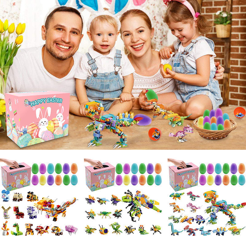 Huevos de Pascua Llenos de Juguetes para la Fiesta de Pascua de los Niños