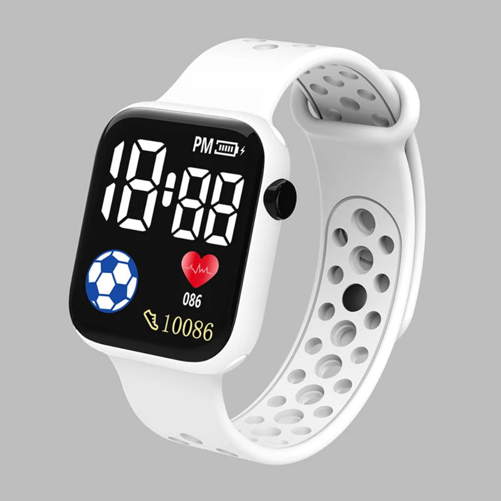 Reloj Digital para Niños – Cronómetro, Luz de Fondo y Color Divertido