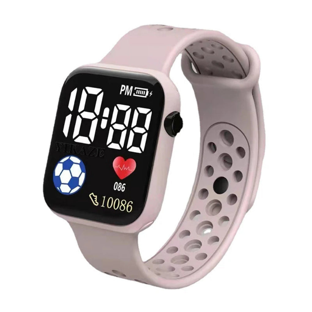 Reloj Digital para Niños – Cronómetro, Luz de Fondo y Color Divertido