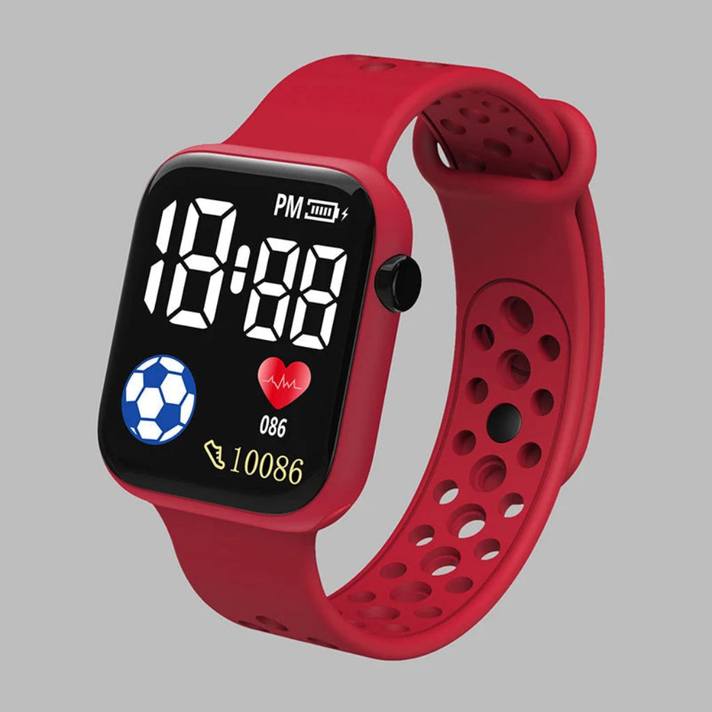 Reloj Digital para Niños – Cronómetro, Luz de Fondo y Color Divertido