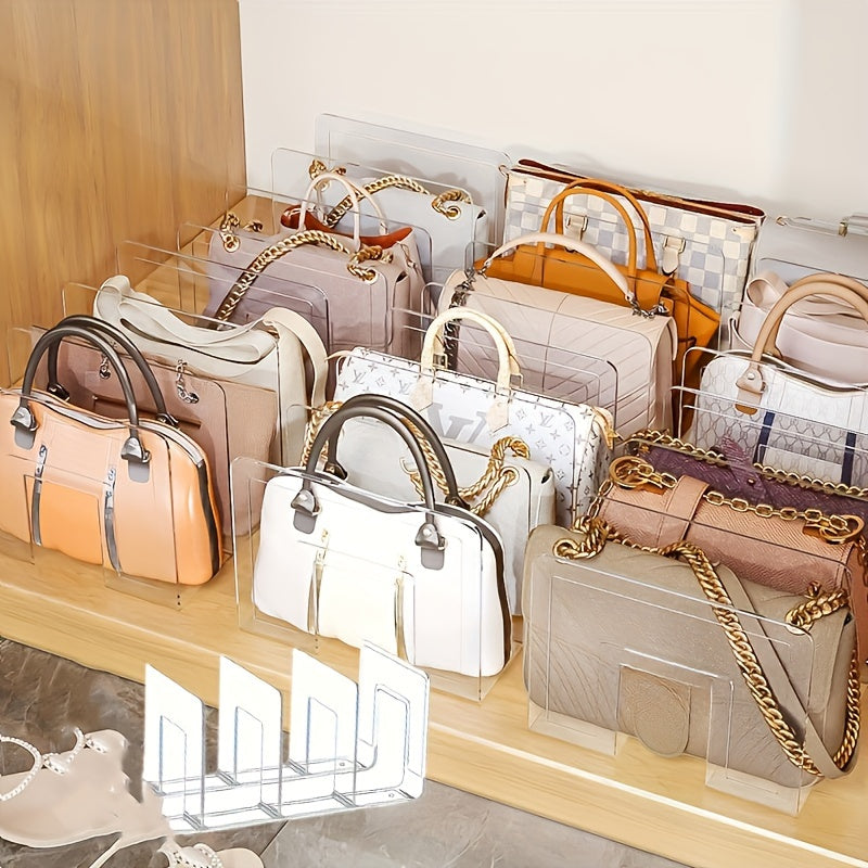 Organizador de Bolsas de Tres Niveles Hecho de Plástico ABS Transparente