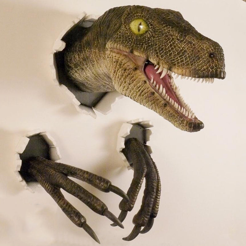 BowLift | Decoraciones de Velociraptor Rompiendo la Pared