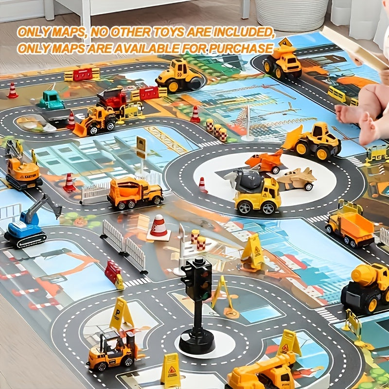 Alfombra de Juego de Construcción y Aventura – Para Pequeños Exploradores y Jugadores Creativos