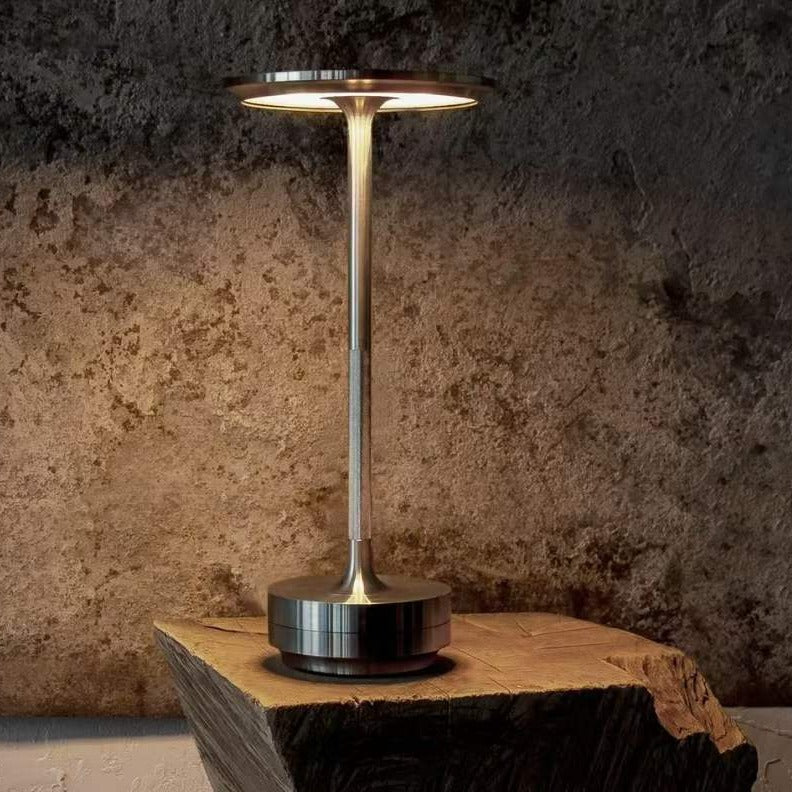 Lámpara Ambiental Portátil de Aluminio Diseño Industrial