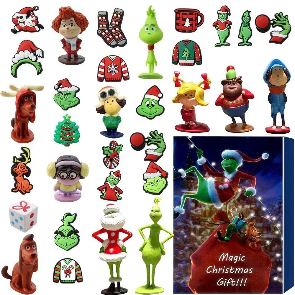 Calendario de Adviento Monstruo Verde – Regalo de Navidad