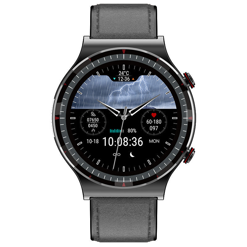 Reloj inteligente médico EKG | Certificado CFDA | Biosensor de alta precisión 512Hz | Monitoreo de SpO2 y frecuencia cardíaca | Análisis de respiración basado en IA | IP67 a prueba de agua