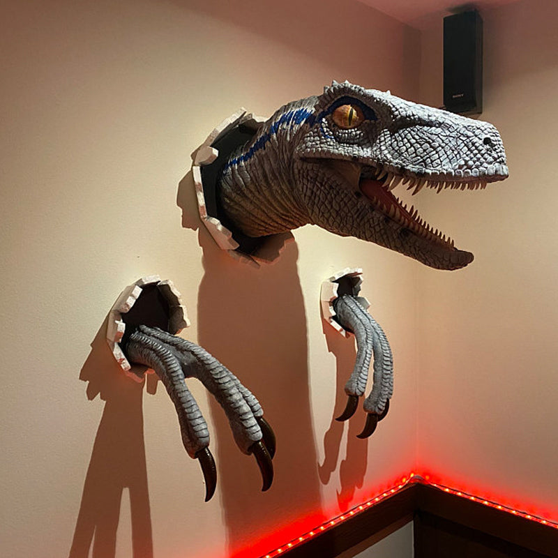 BowLift | Decoraciones de Velociraptor Rompiendo la Pared