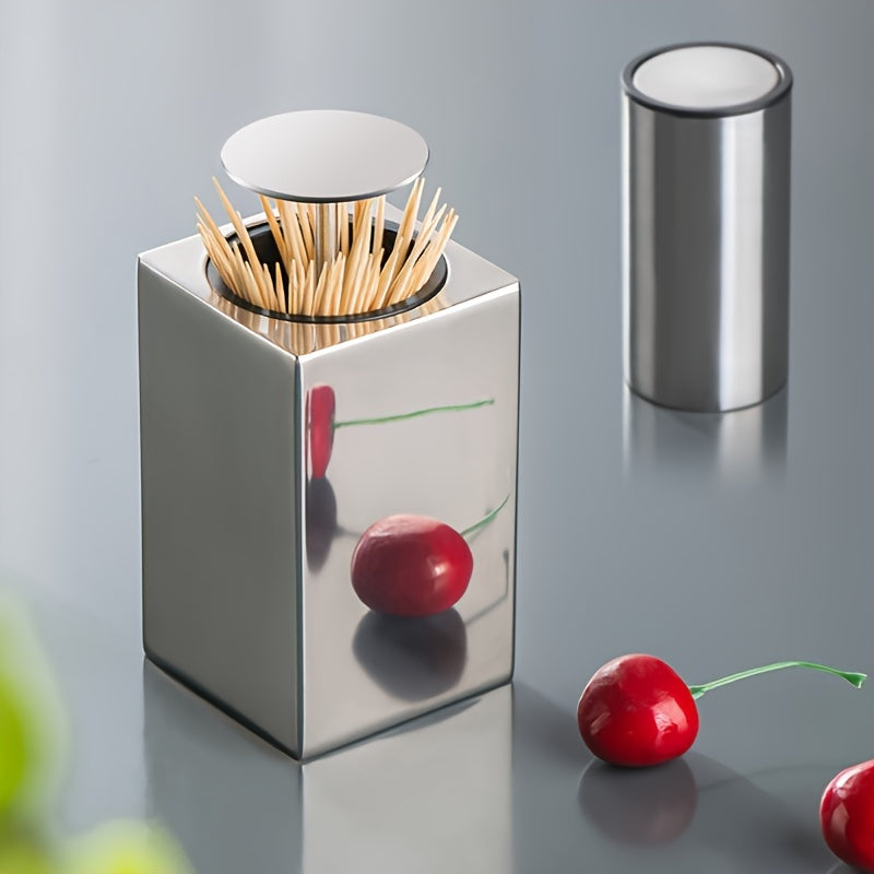 Lisslune | Soporte para Palillos de Dientes de Acero Inoxidable – Higiénico y de Fácil Acceso a los Palillos