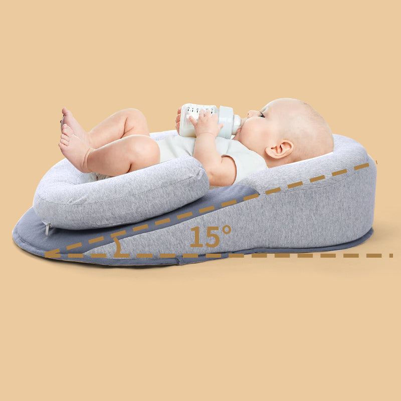 Anti-Reflujo Lounger Elevado para Bebés – Cojín Ergonómico para Mejorar la Digestión y un Sueño Tranquilo