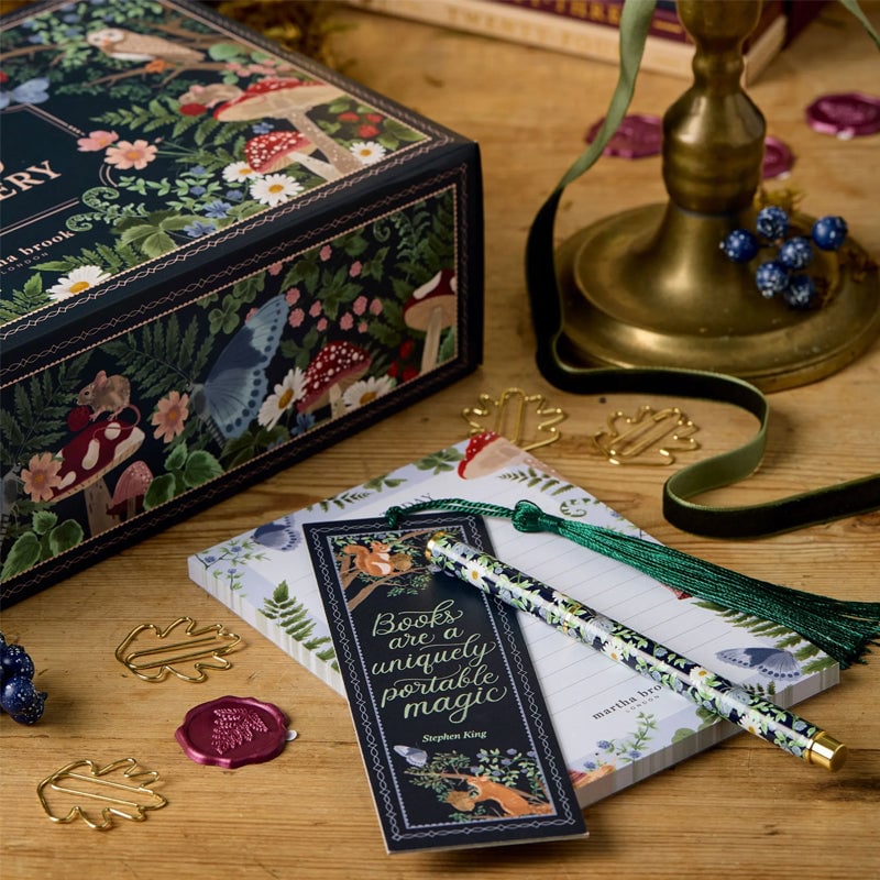 JollyJournals - Calendario de Adviento con artículos de escritura 24 sorpresas