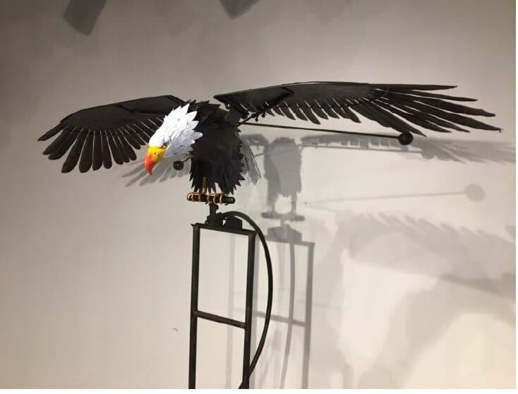 Generador de Viento de Metal en Forma de Pájaro - Ornamentos Decorativos para Jardín