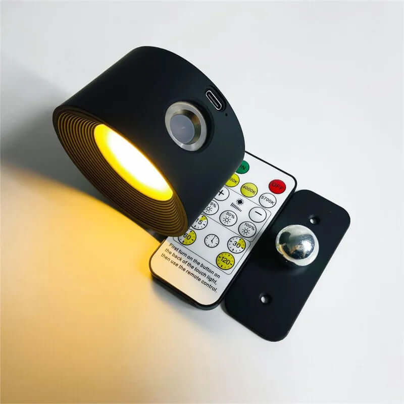 Lámpara de Pared LED Inalámbrica con Rotación de 360°