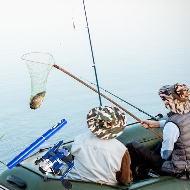 Caña de Pesca de Formato Compacto para Deportes y Aire Libre