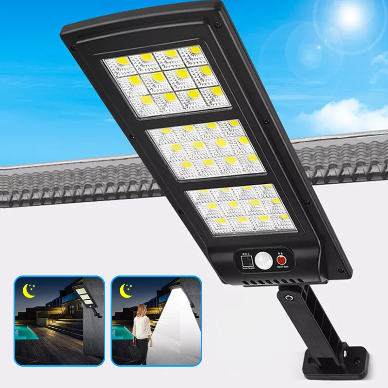 Lámpara de Calle Solar Controlada a Distancia con Sensor de Movimiento