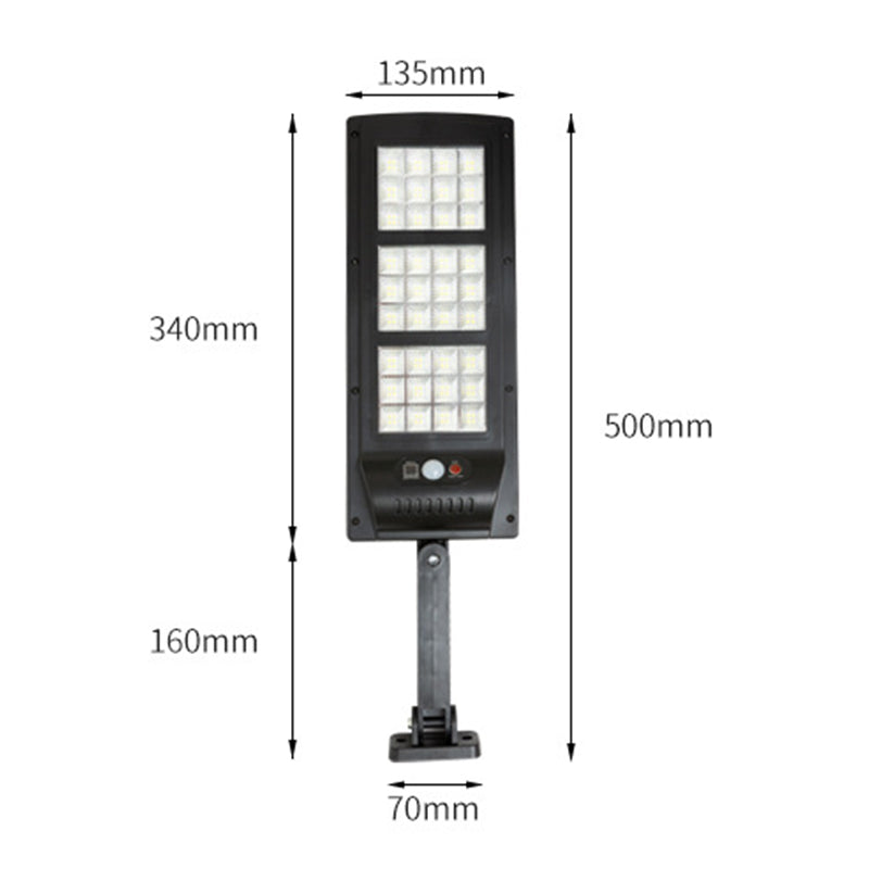 Lámpara de Calle Solar Controlada a Distancia con Sensor de Movimiento