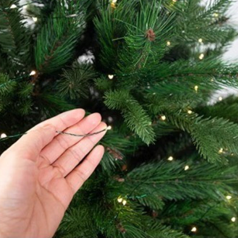 Cuerda de luces LED controlada a distancia para árbol de Navidad con efecto de cielo estrellado