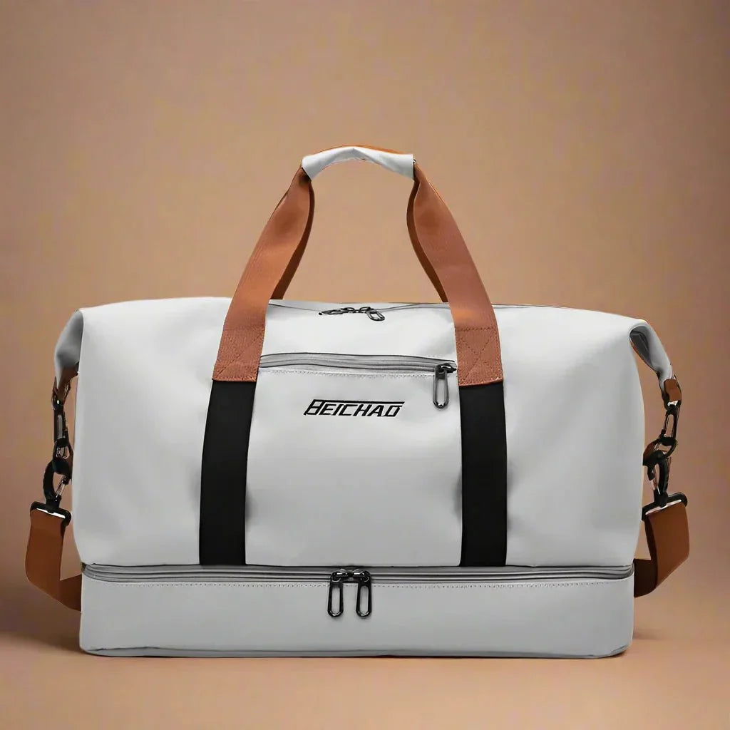 BowLift | STRIDEGEAR – Bolsa de viaje impermeable con compartimento para zapatos y separación seco-húmedo