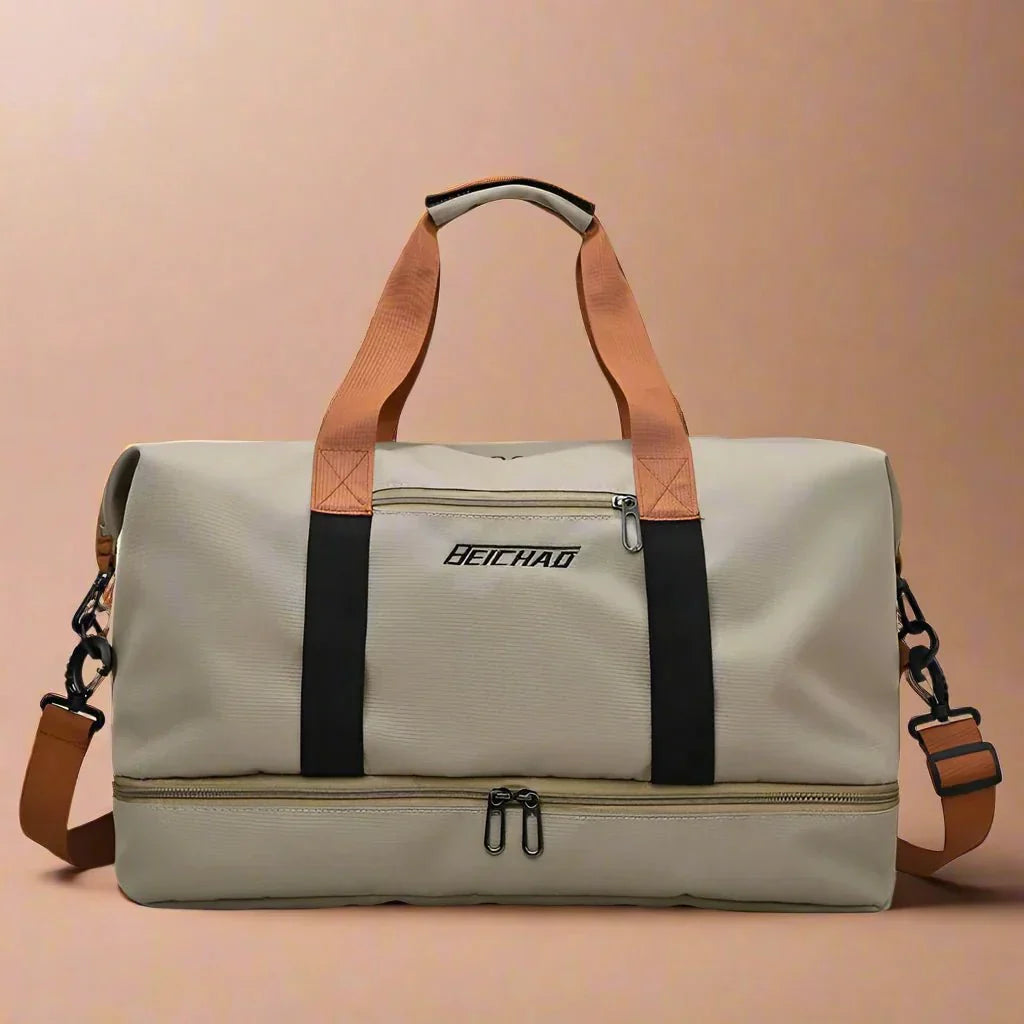 BowLift | STRIDEGEAR – Bolsa de viaje impermeable con compartimento para zapatos y separación seco-húmedo