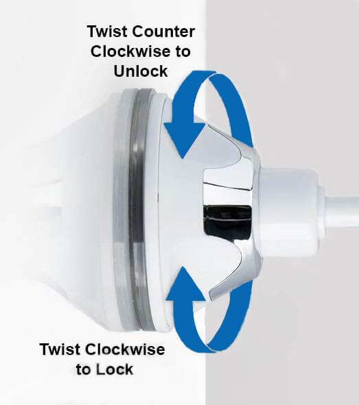 Espejo de aumento LED Sandsberg con cuello de cisne flexible | Aumento de 10x | LED de luz diurna | Espejo de maquillaje