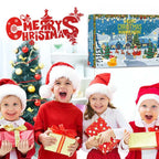 24 Pcs Calendario de Adviento de Patitos de Goma de Navidad
