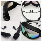 Gafas de natación de gran angular con efecto antivaho