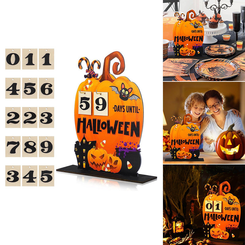 Calendario de Adviento de Madera para Halloween | Bowlift