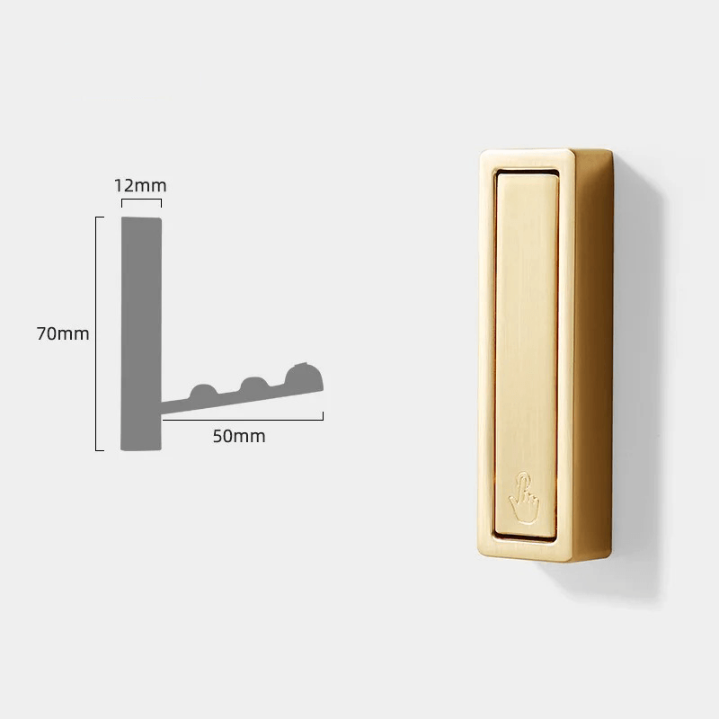 Ganchos de pared abatibles | Metal macizo