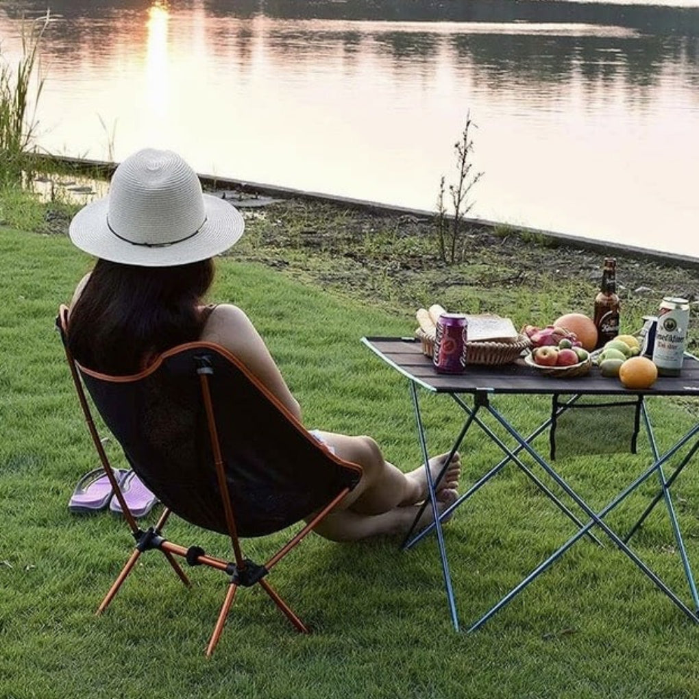 Silla de Camping Roja – Práctica y Fácil de Transportar
