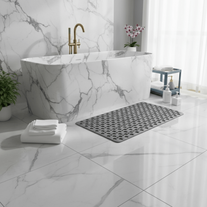 SAFEBATH – Alfombrilla de Ducha Antideslizante de Lujo para Seguridad Higiénica