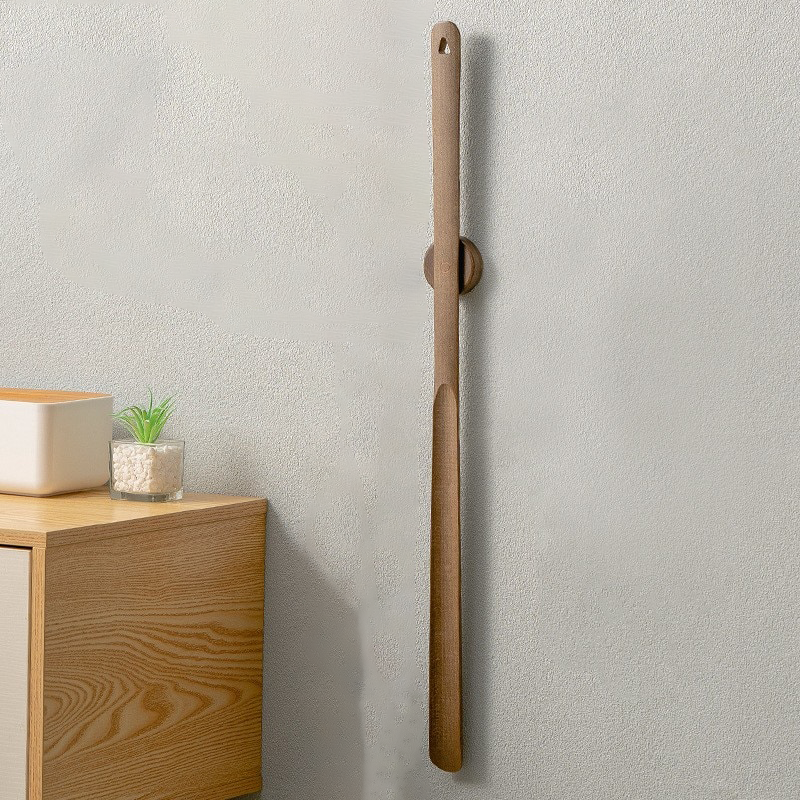 Schuhlöffel mit Langem Griff | Magnetisches Holzdesign | Naturhol