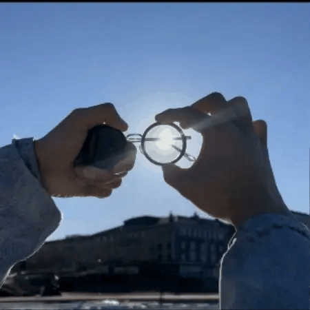 ShadowSunglasses | Gafas de sol con lentes negros, estilo UV-protección, moda