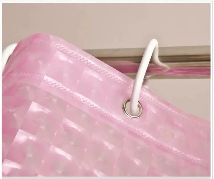 Cortina de Ducha Transparente – Lujo y Funcionalidad para el Baño