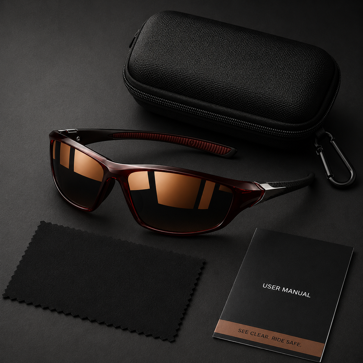 GLAREBLOCK – Gafas de sol deportivas polarizadas con protección UV400