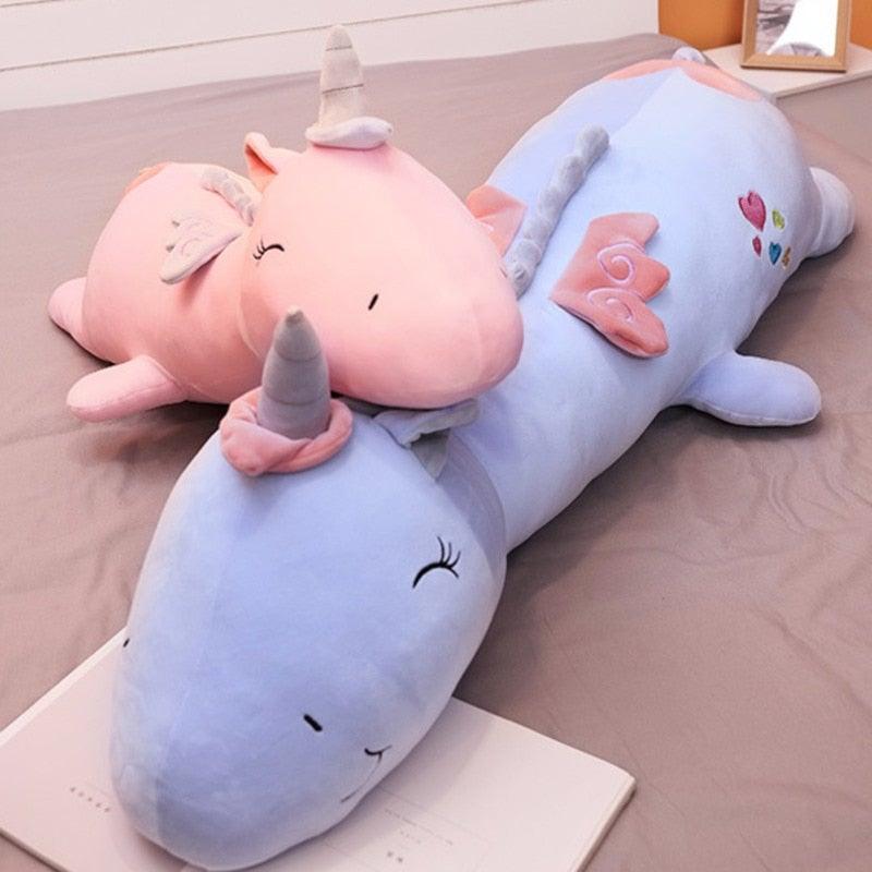 Lunacorn Unicornio Brillante | Amigo de Peluche Acogedor | LEDs Arcoíris | Regalo Perfecto para Niños