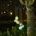 LumiChime – Campanilla Solar LED que Cambia de Color para Exteriores