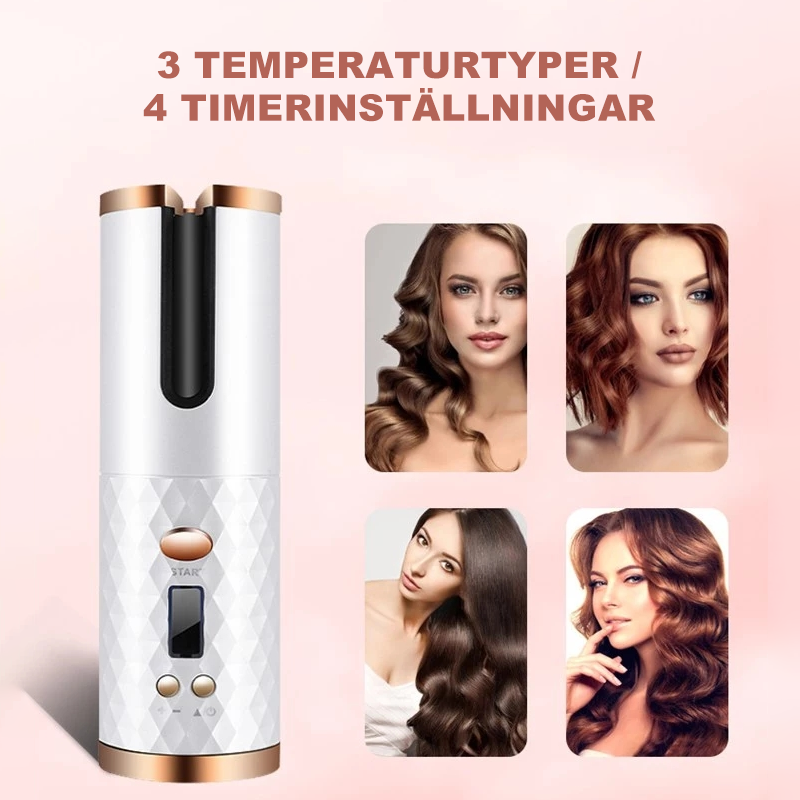 Rizador Automático Inalámbrico para Cabello Brillante