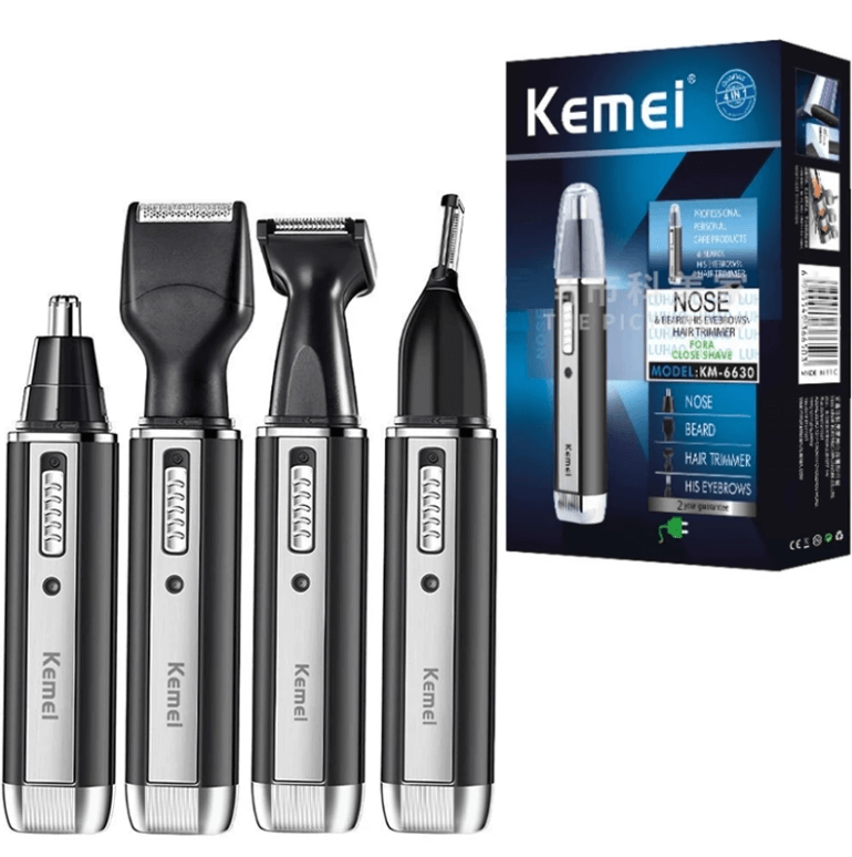 4 en 1 cortadora de cabello eléctrica recargable