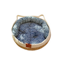 Cama para Gatos de Nido de Sisal y Algodón Hecha a Mano - Varios Colores