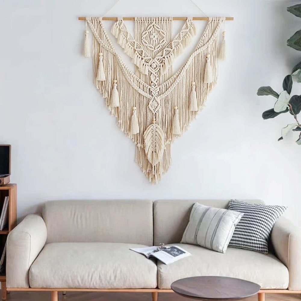 Colgante de Macramé Boho Escandinavo | Hecho a Mano