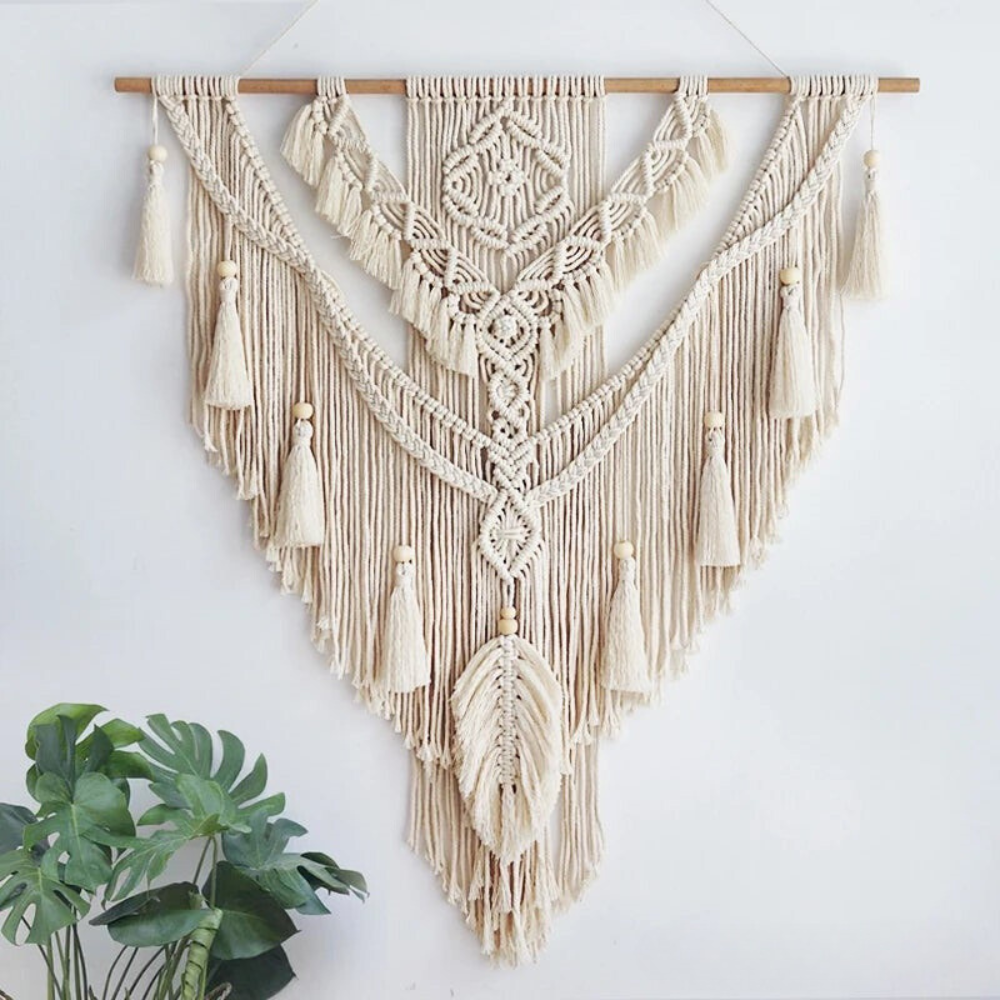 Colgante de Macramé Boho Escandinavo | Hecho a Mano