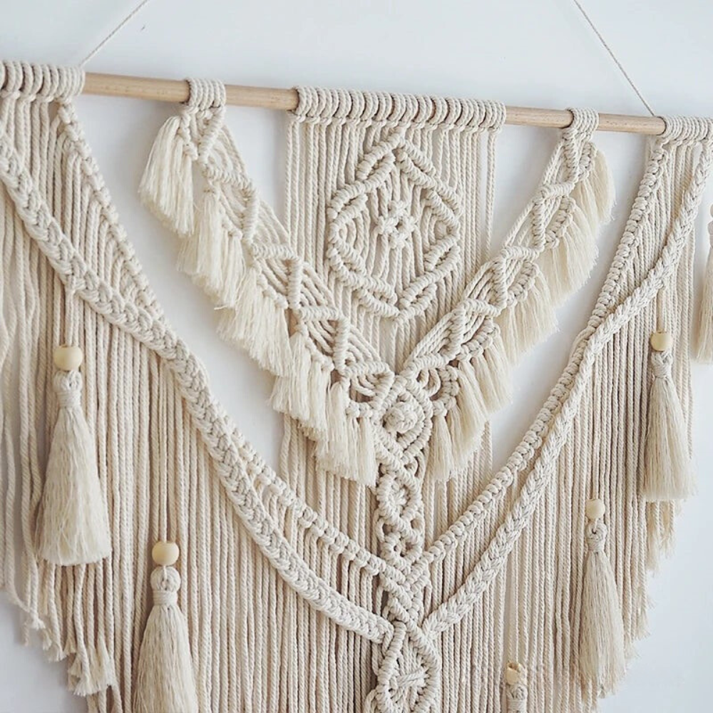Colgante de Macramé Boho Escandinavo | Hecho a Mano