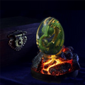 Huevo de Dragón de Lava Hecho a Mano Souvenir para Fans de la Fantasía