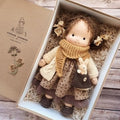 Muñeca Waldorf hecha a mano - Algodón Orgánico | Diseño de Lunares