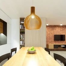 Lámpara Colgante de Madera Hecha a Mano - RustikAura