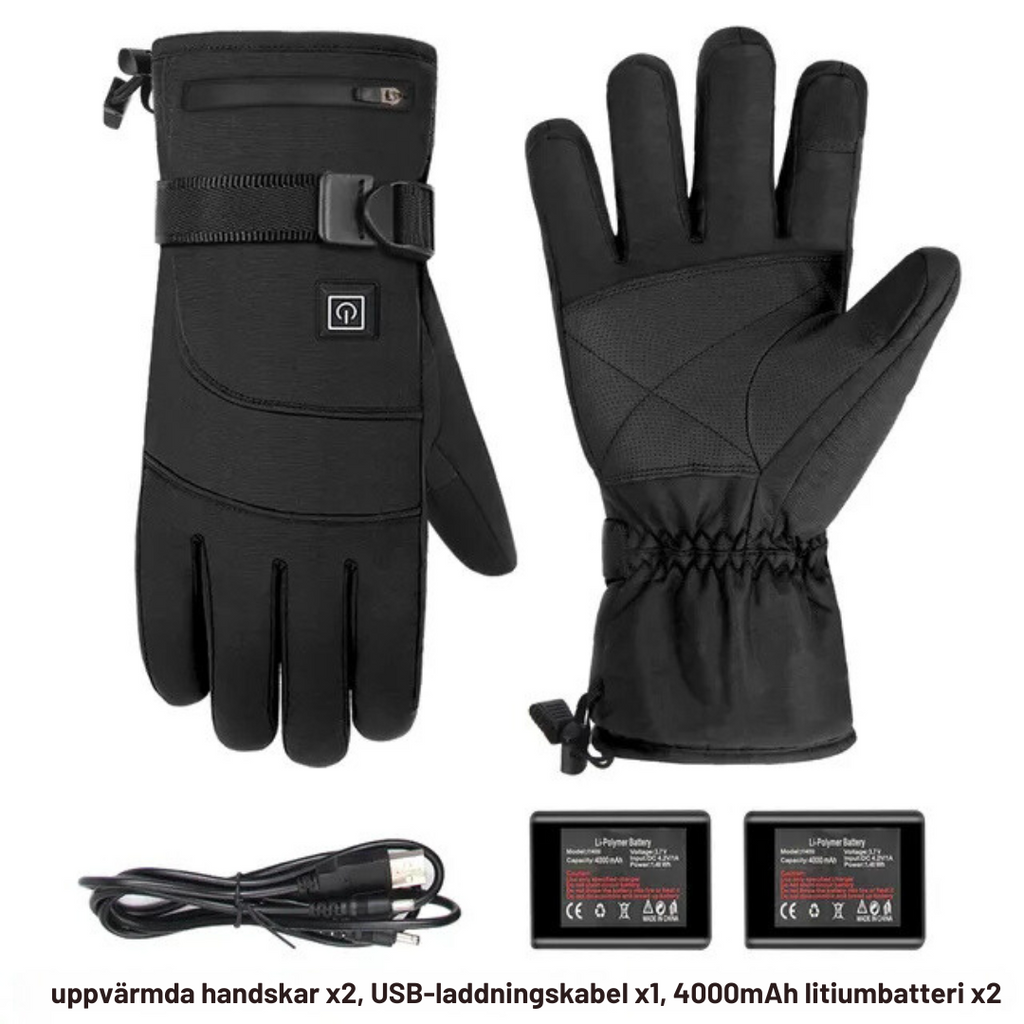 Guantes Calentados Eléctricamente con Aislamiento 3M Thinsulate™