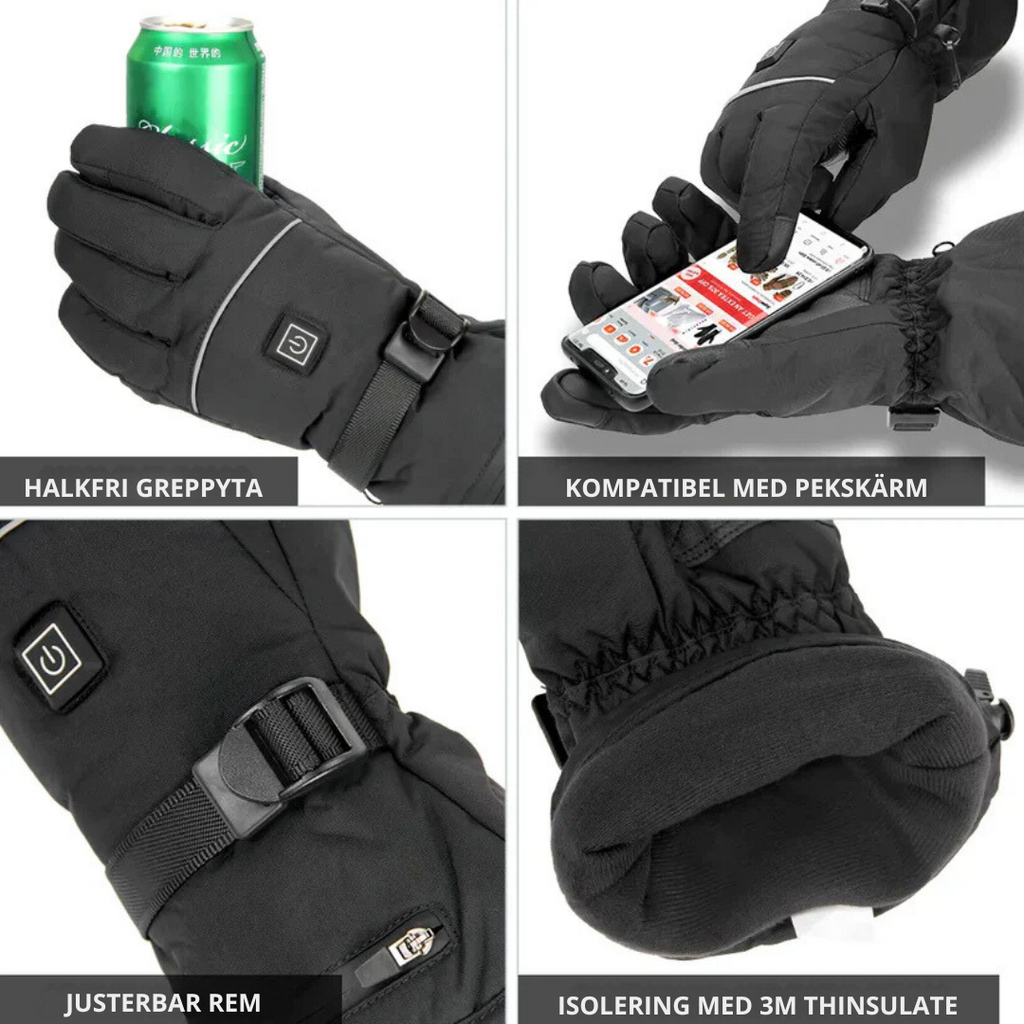 Guantes Calentados Eléctricamente con Aislamiento 3M Thinsulate™