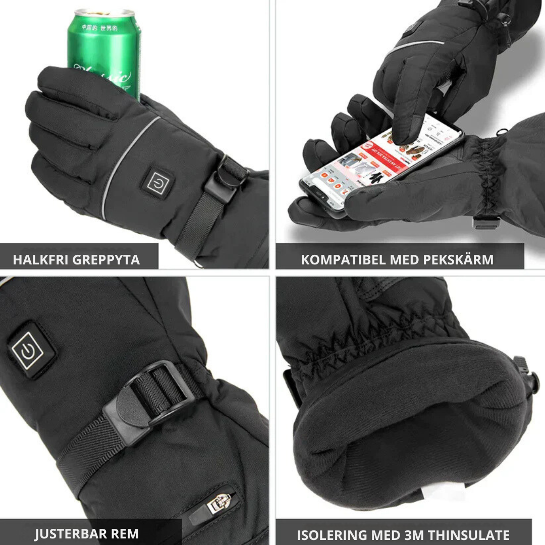 Guantes Calentados Eléctricamente con Aislamiento 3M Thinsulate™