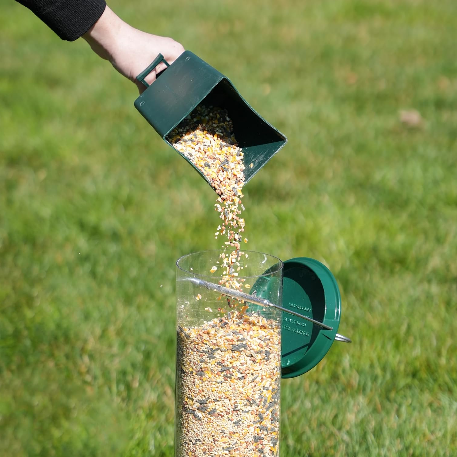Comedero para Aves a Prueba de Ardillas - Diseño de Metal