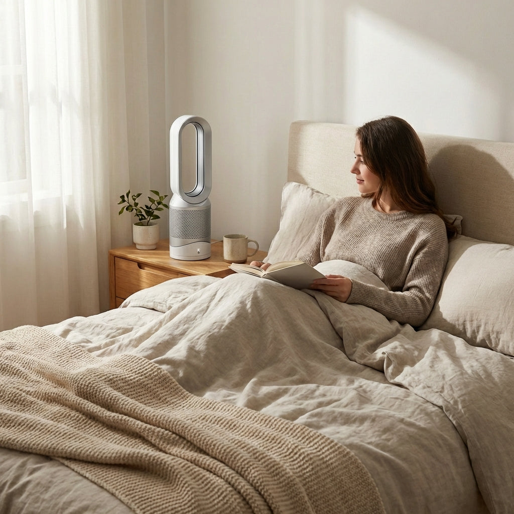 Enfriador de aire 3 en 1, purificador de aire UV e ionizador